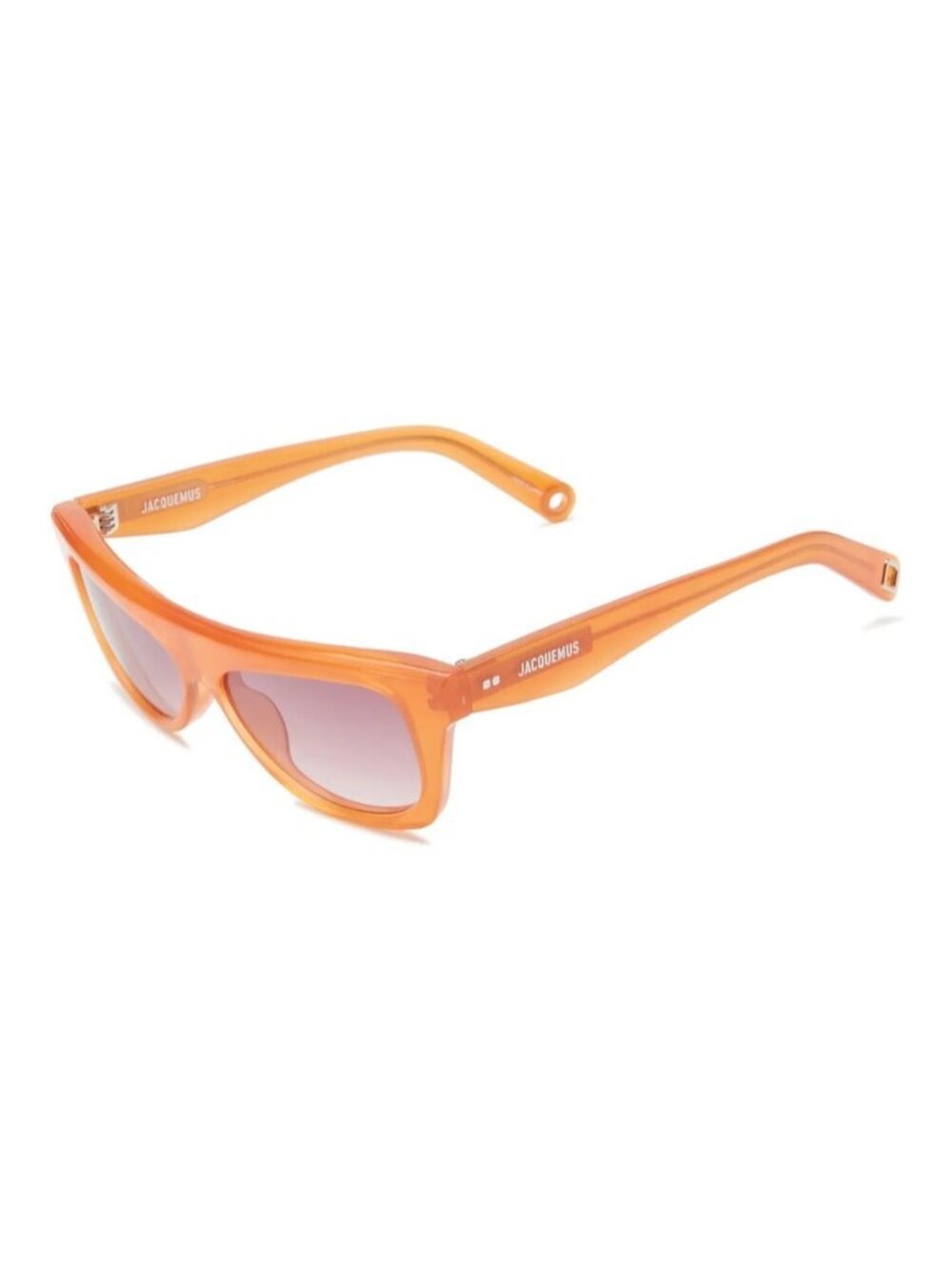 Jacquemus Translucent Orange Cat-Eye Sunglasses